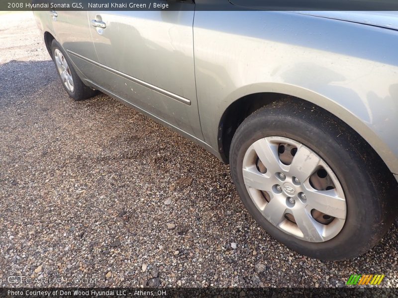 Natural Khaki Green / Beige 2008 Hyundai Sonata GLS