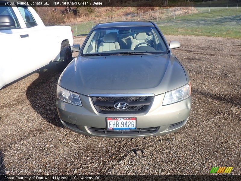 Natural Khaki Green / Beige 2008 Hyundai Sonata GLS