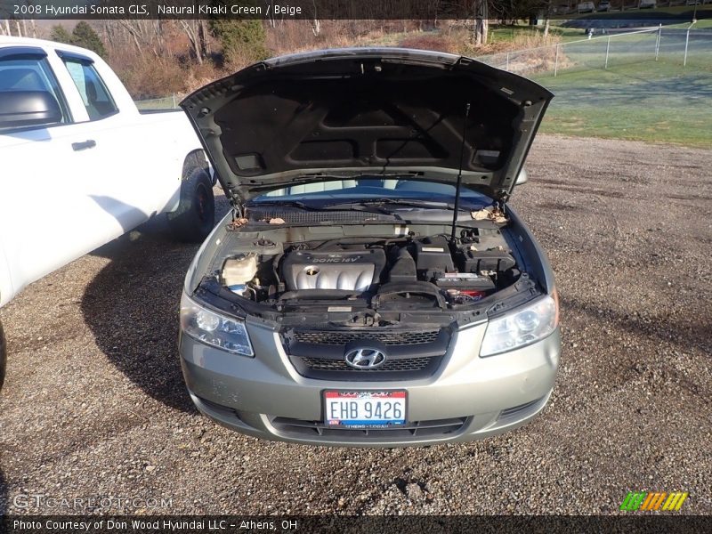 Natural Khaki Green / Beige 2008 Hyundai Sonata GLS