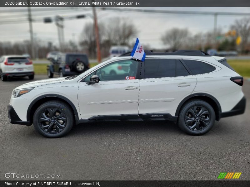 Crystal White Pearl / Gray StarTex 2020 Subaru Outback Onyx Edition XT