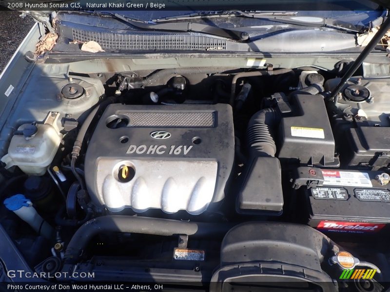Natural Khaki Green / Beige 2008 Hyundai Sonata GLS