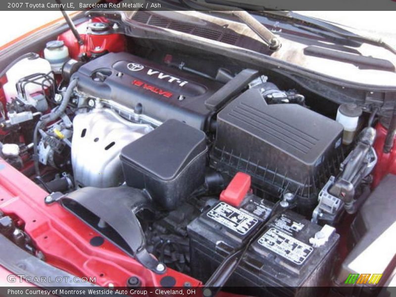 Barcelona Red Metallic / Ash 2007 Toyota Camry LE