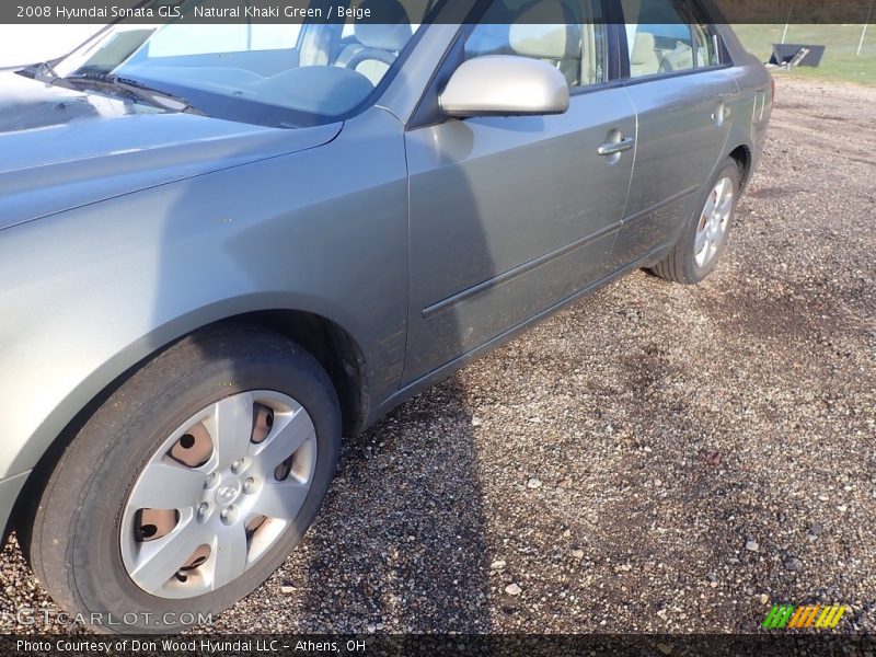 Natural Khaki Green / Beige 2008 Hyundai Sonata GLS