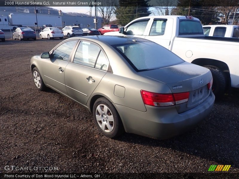 Natural Khaki Green / Beige 2008 Hyundai Sonata GLS