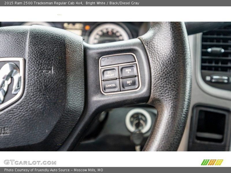 Bright White / Black/Diesel Gray 2015 Ram 2500 Tradesman Regular Cab 4x4