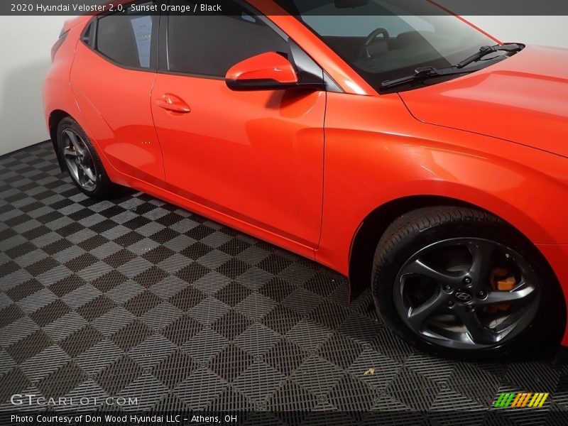 Sunset Orange / Black 2020 Hyundai Veloster 2.0