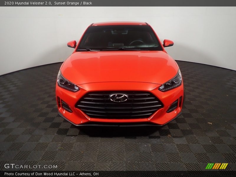 Sunset Orange / Black 2020 Hyundai Veloster 2.0