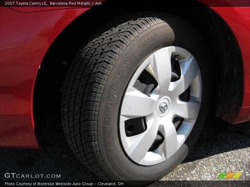 Barcelona Red Metallic / Ash 2007 Toyota Camry LE