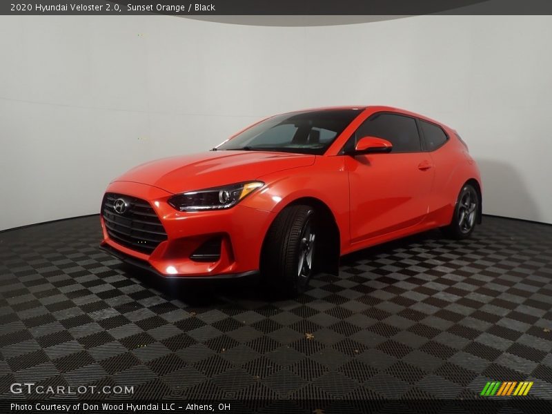 Sunset Orange / Black 2020 Hyundai Veloster 2.0