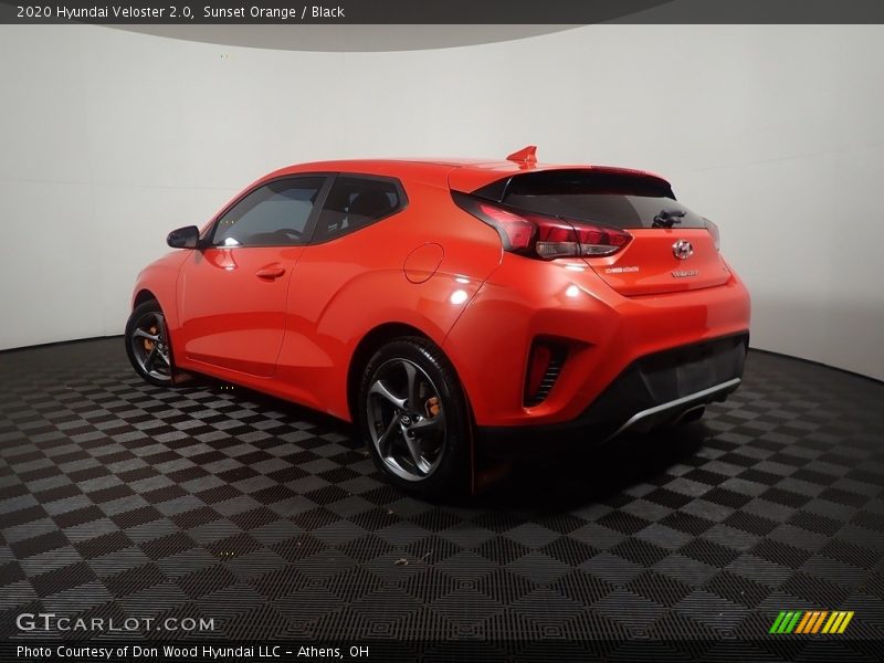 Sunset Orange / Black 2020 Hyundai Veloster 2.0