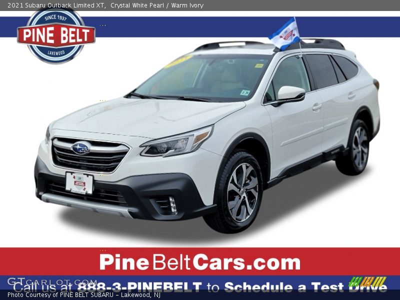 Crystal White Pearl / Warm Ivory 2021 Subaru Outback Limited XT