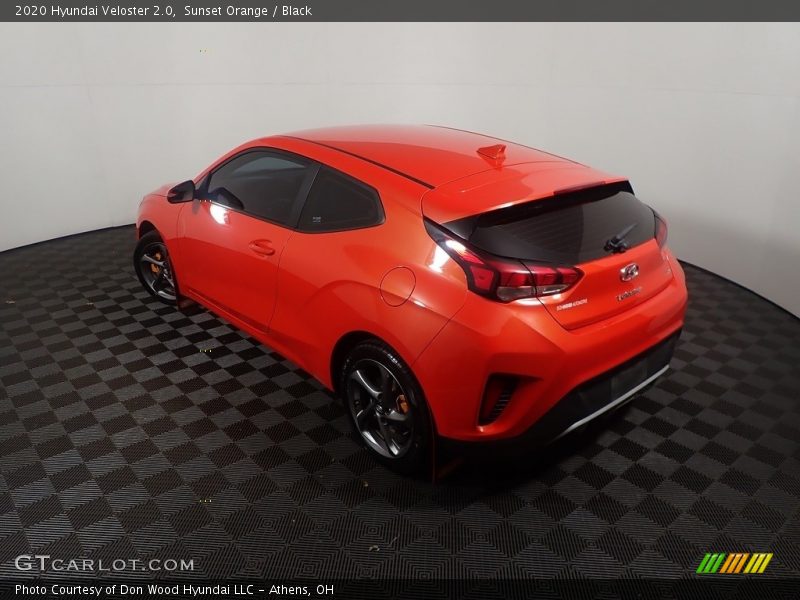 Sunset Orange / Black 2020 Hyundai Veloster 2.0