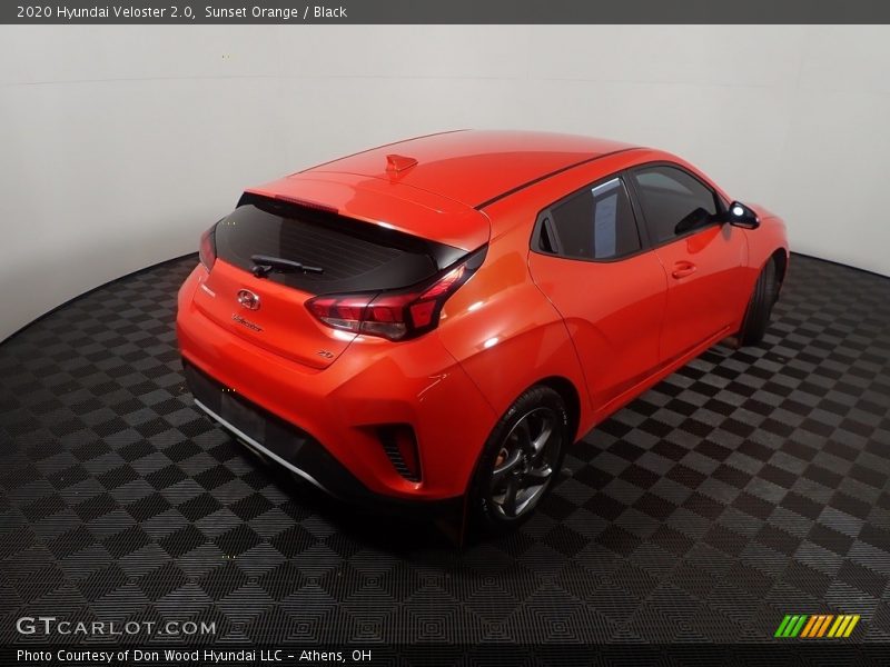 Sunset Orange / Black 2020 Hyundai Veloster 2.0