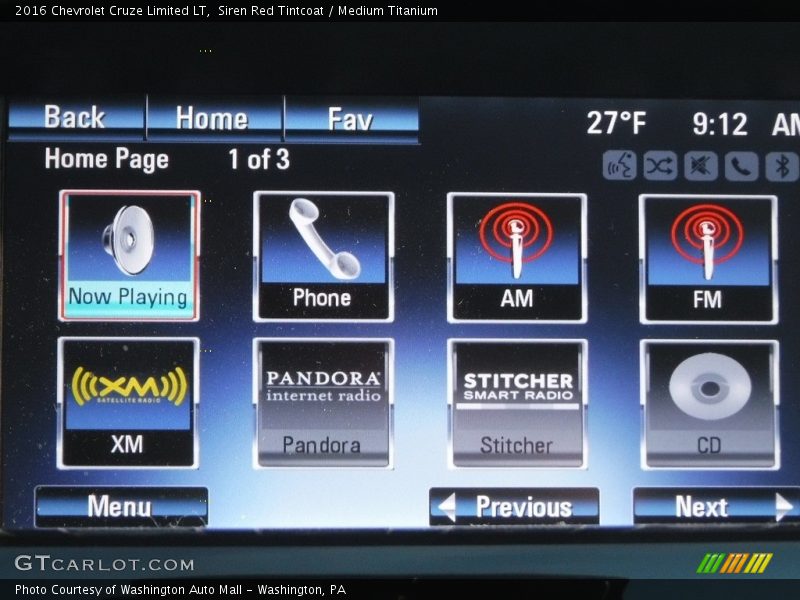 Siren Red Tintcoat / Medium Titanium 2016 Chevrolet Cruze Limited LT