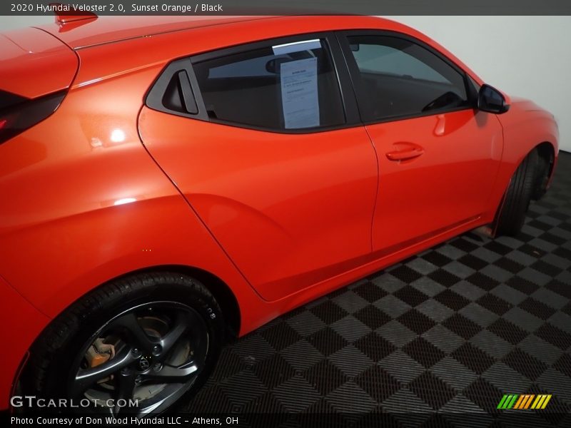 Sunset Orange / Black 2020 Hyundai Veloster 2.0