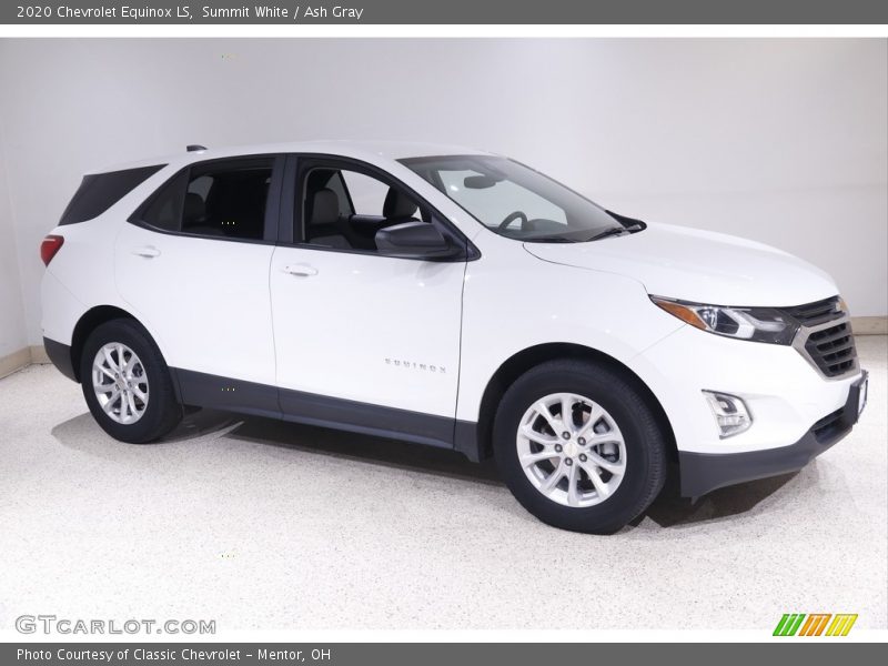 Summit White / Ash Gray 2020 Chevrolet Equinox LS