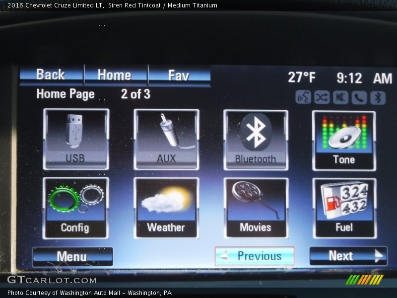 Siren Red Tintcoat / Medium Titanium 2016 Chevrolet Cruze Limited LT