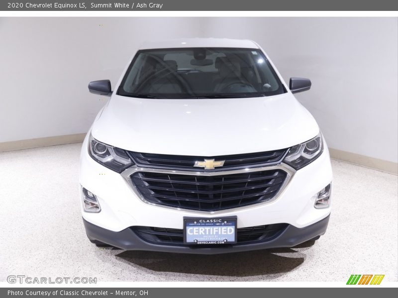 Summit White / Ash Gray 2020 Chevrolet Equinox LS