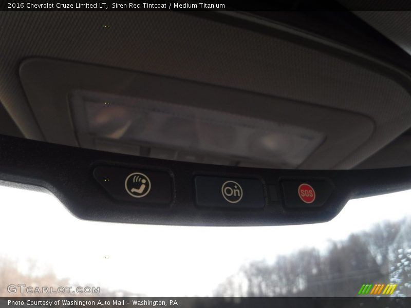 Siren Red Tintcoat / Medium Titanium 2016 Chevrolet Cruze Limited LT