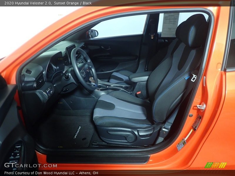 Sunset Orange / Black 2020 Hyundai Veloster 2.0