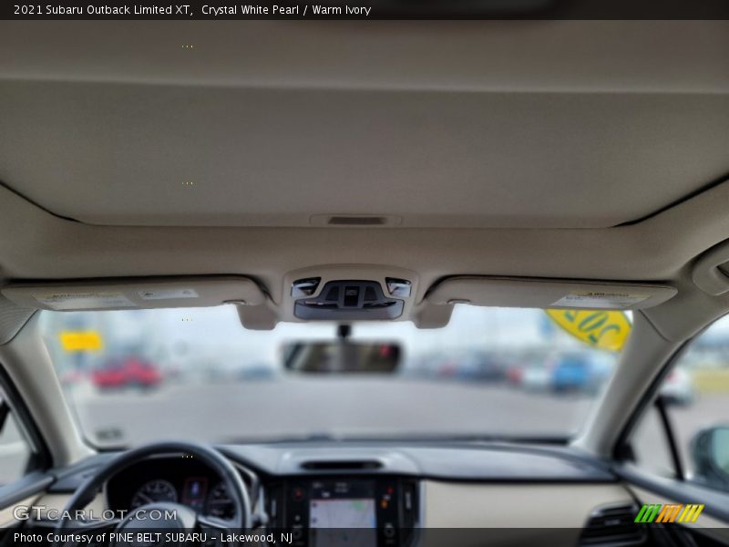 Crystal White Pearl / Warm Ivory 2021 Subaru Outback Limited XT