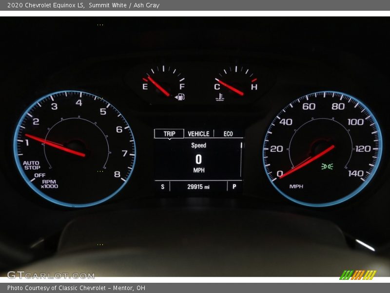 Summit White / Ash Gray 2020 Chevrolet Equinox LS