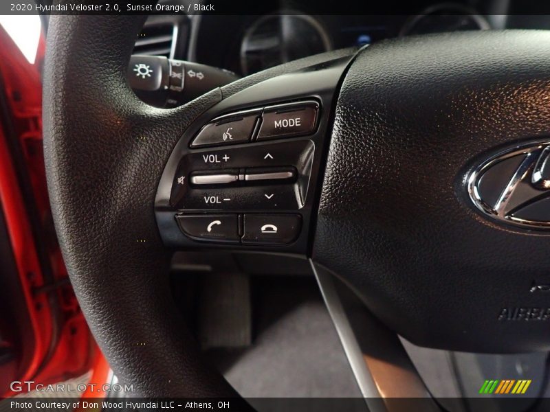 Sunset Orange / Black 2020 Hyundai Veloster 2.0