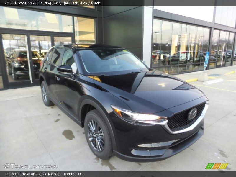 Jet Black Mica / Black 2021 Mazda CX-5 Touring AWD