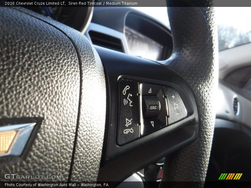 Siren Red Tintcoat / Medium Titanium 2016 Chevrolet Cruze Limited LT