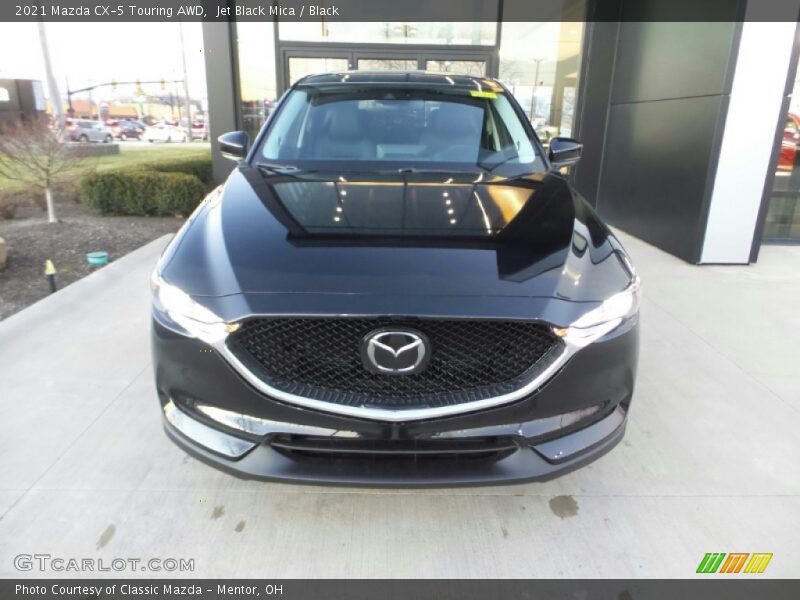 Jet Black Mica / Black 2021 Mazda CX-5 Touring AWD
