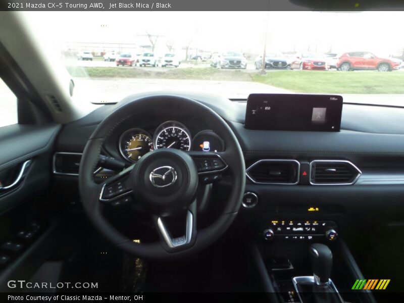 Jet Black Mica / Black 2021 Mazda CX-5 Touring AWD