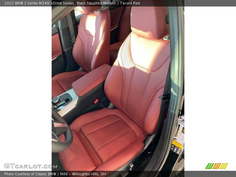  2022 3 Series M340i xDrive Sedan Tacora Red Interior