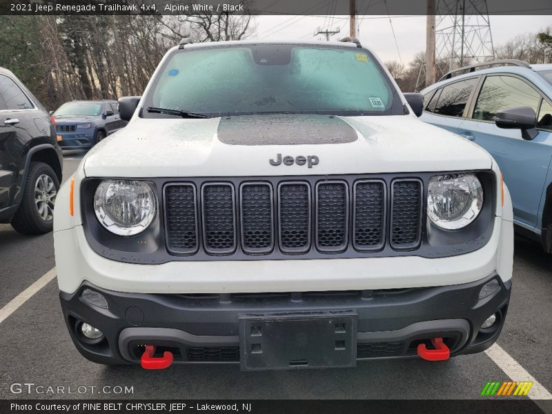 Alpine White / Black 2021 Jeep Renegade Trailhawk 4x4