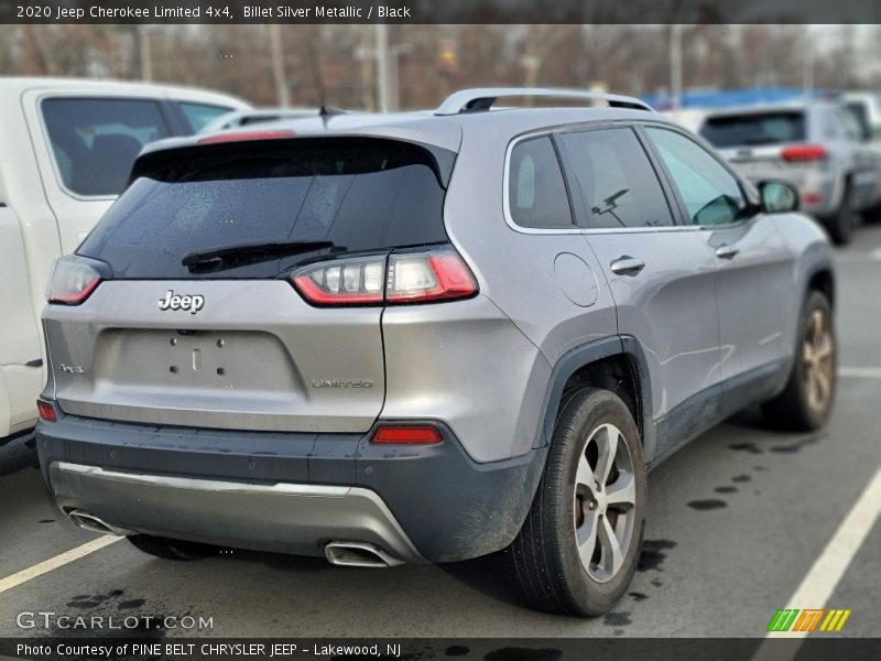 Billet Silver Metallic / Black 2020 Jeep Cherokee Limited 4x4