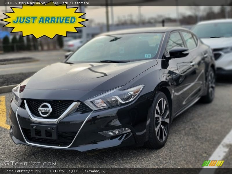 Super Black / Cashmere 2018 Nissan Maxima SV