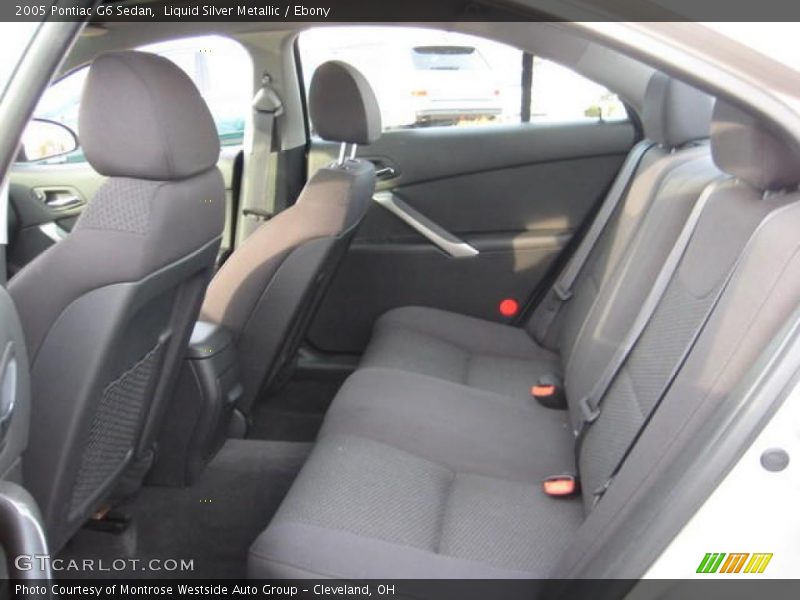 Liquid Silver Metallic / Ebony 2005 Pontiac G6 Sedan