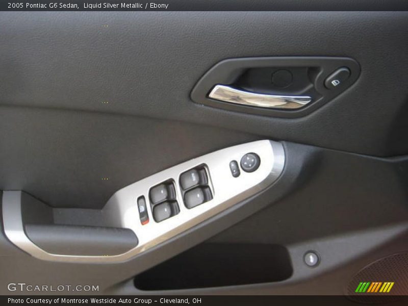Liquid Silver Metallic / Ebony 2005 Pontiac G6 Sedan