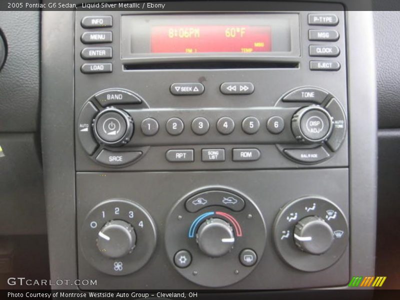Liquid Silver Metallic / Ebony 2005 Pontiac G6 Sedan