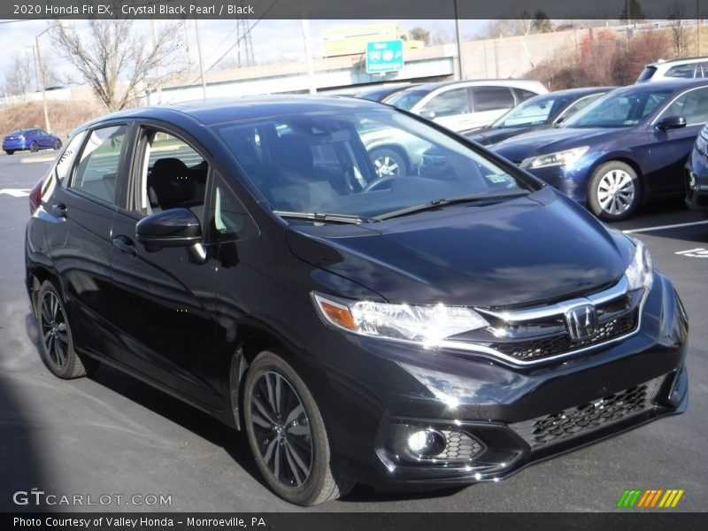 Crystal Black Pearl / Black 2020 Honda Fit EX