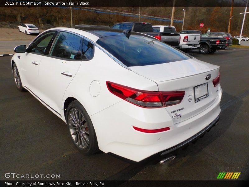 Snow White Pearl / Black 2019 Kia Optima SX