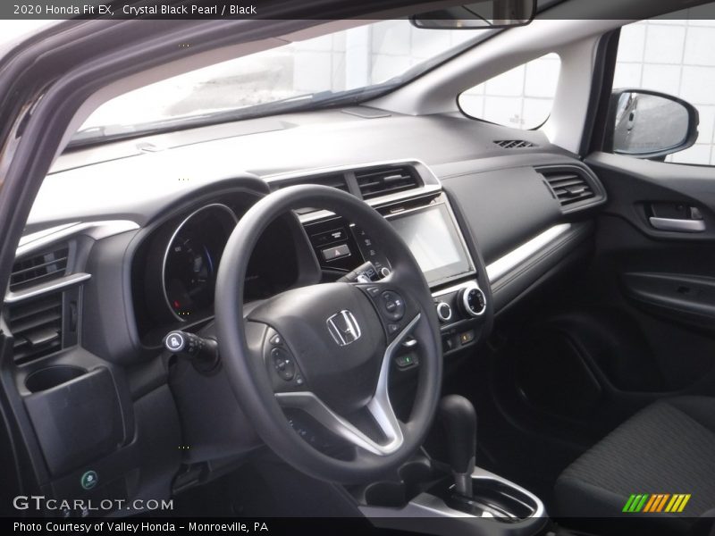 Crystal Black Pearl / Black 2020 Honda Fit EX