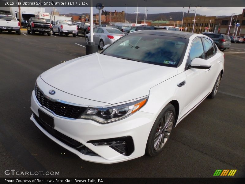 Snow White Pearl / Black 2019 Kia Optima SX