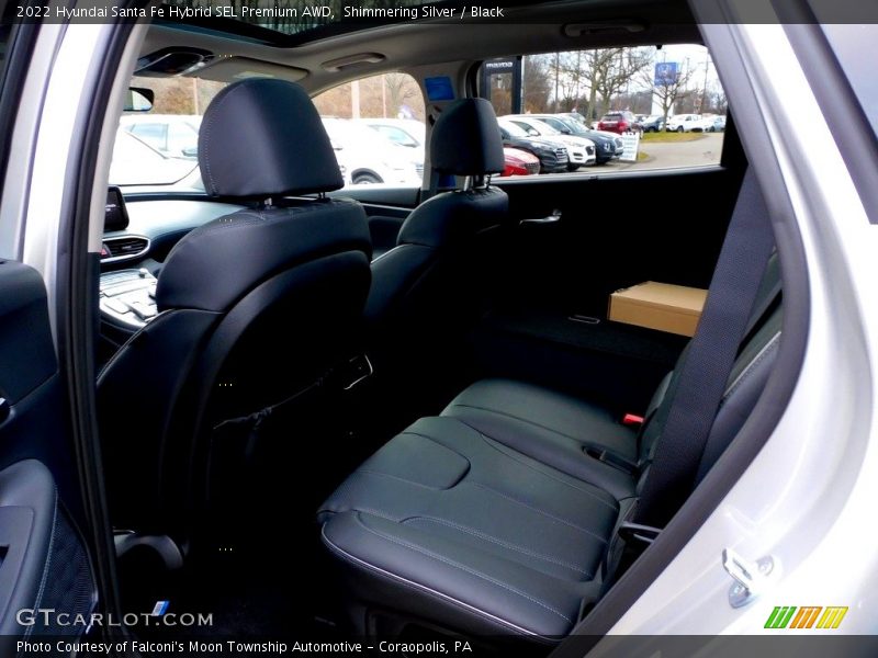 Rear Seat of 2022 Santa Fe Hybrid SEL Premium AWD