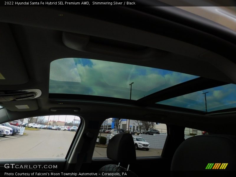 Sunroof of 2022 Santa Fe Hybrid SEL Premium AWD