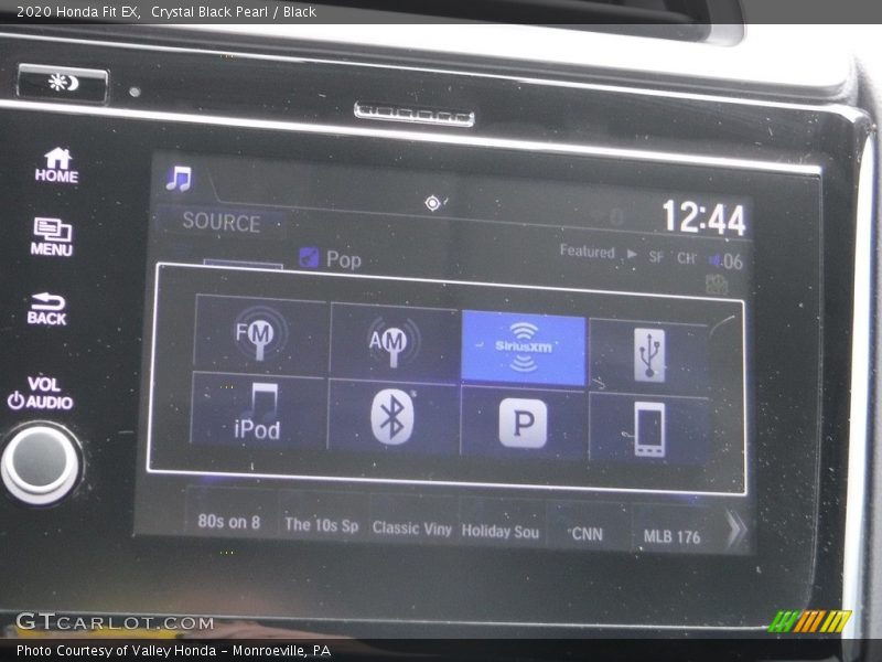 Crystal Black Pearl / Black 2020 Honda Fit EX