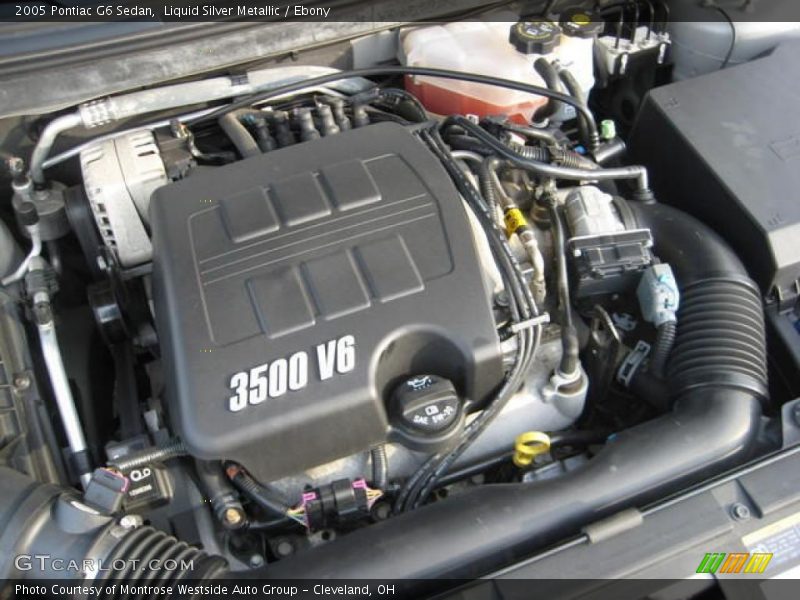 Liquid Silver Metallic / Ebony 2005 Pontiac G6 Sedan