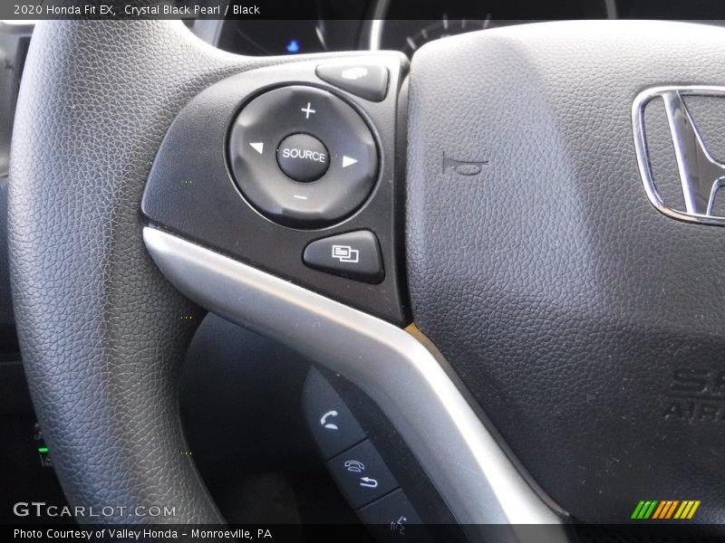 Crystal Black Pearl / Black 2020 Honda Fit EX