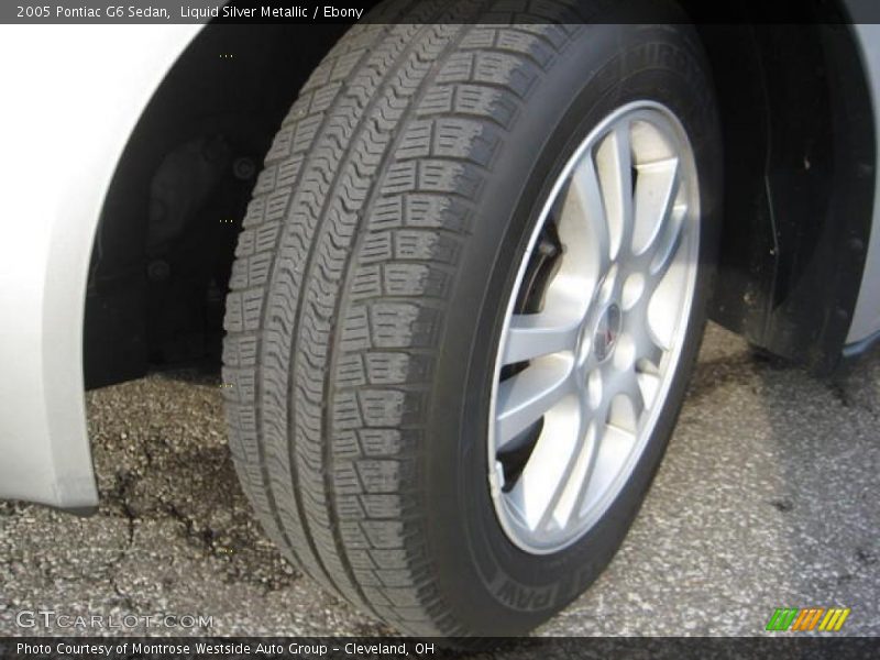 Liquid Silver Metallic / Ebony 2005 Pontiac G6 Sedan
