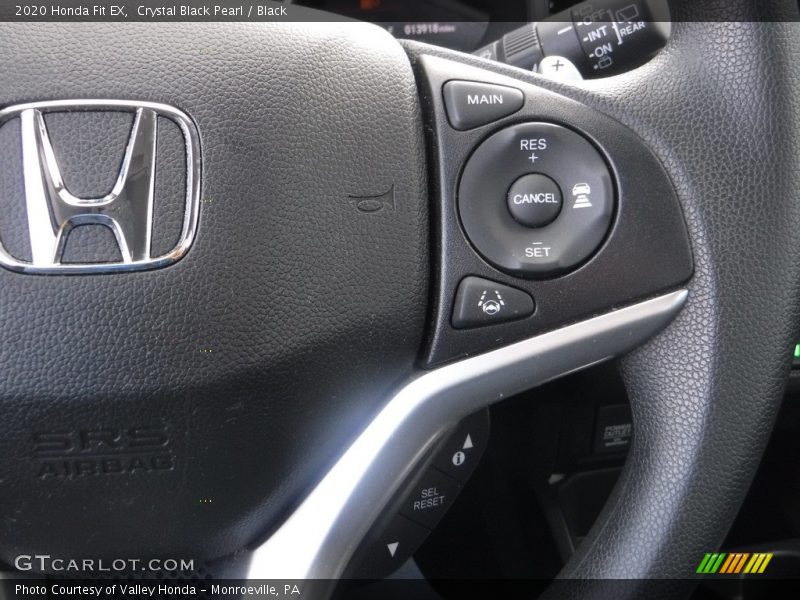 Crystal Black Pearl / Black 2020 Honda Fit EX