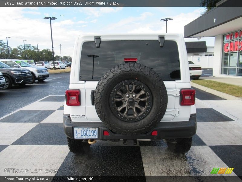 Bright White / Black 2021 Jeep Wrangler Unlimited Rubicon 392